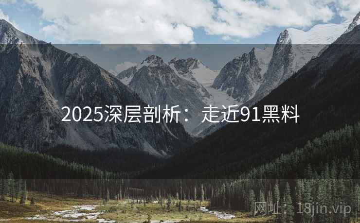 2025深层剖析：走近91黑料